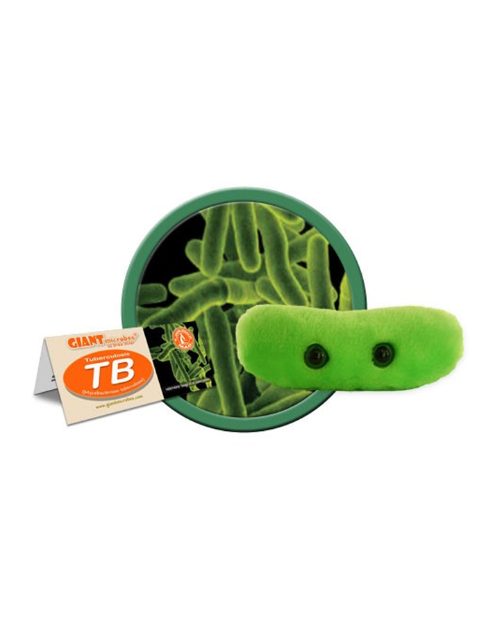 Giant Microbes TB — plush tuberculosis bacteria toy for infection control education