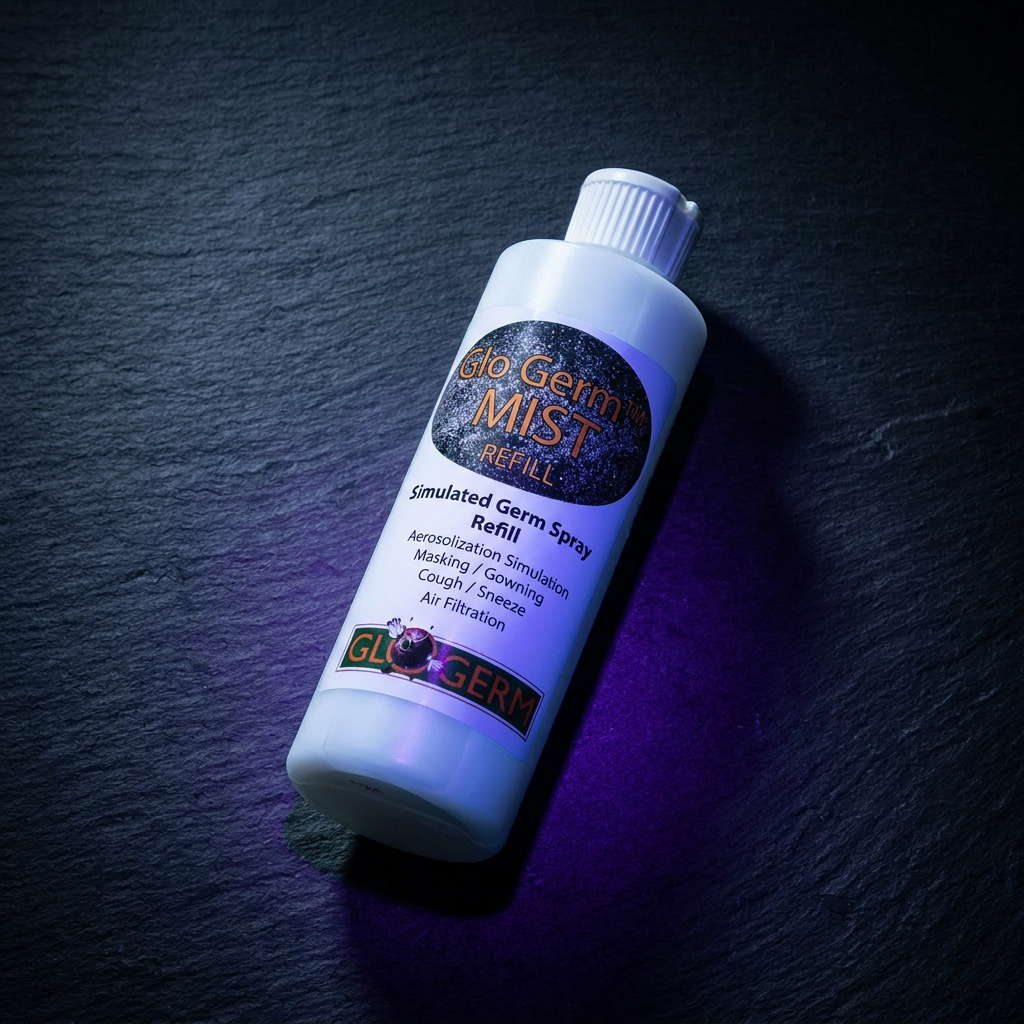 GloGerm MIST Refill 8oz — replacement fluid for the GloGerm MIST spray canister