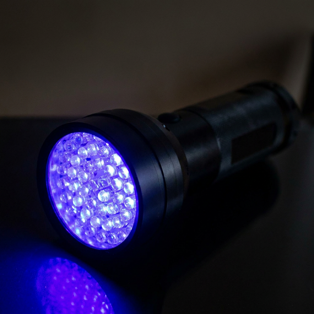 GloGerm UVL 1007 — powerful 50-LED UV flashlight for large group demonstrations